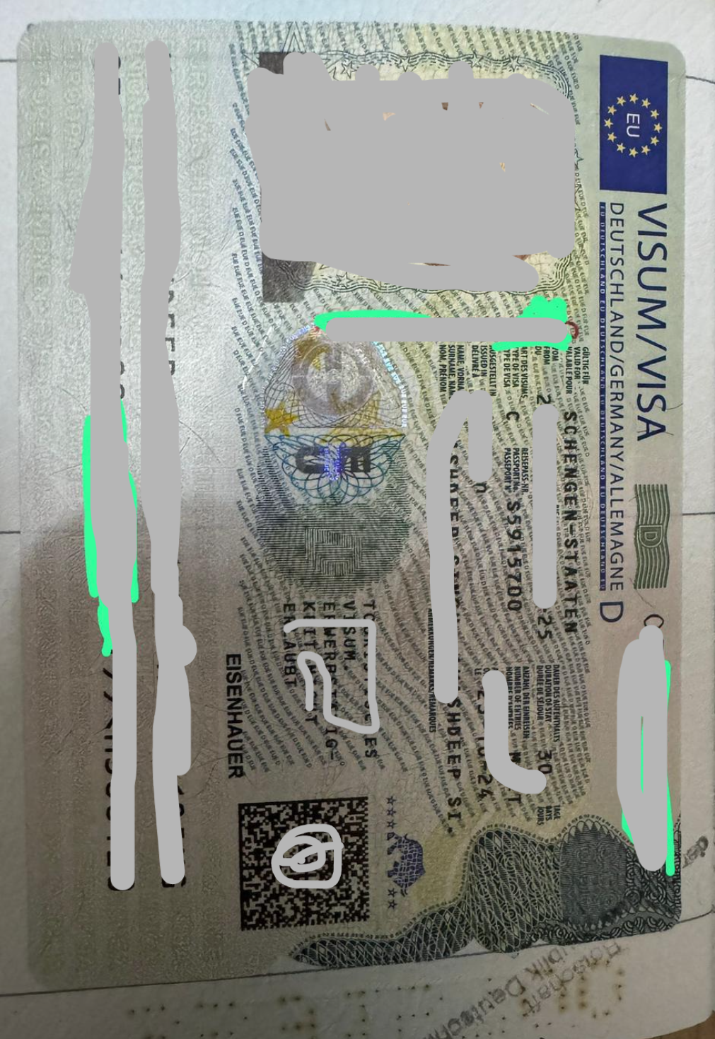 Australia Tourist Visa Sticker