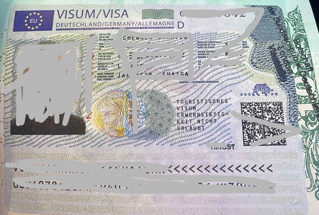 Canada Tourist Visa Sticker