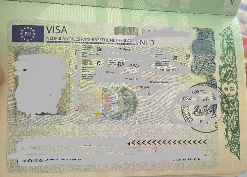 UK Business Visa Sticker